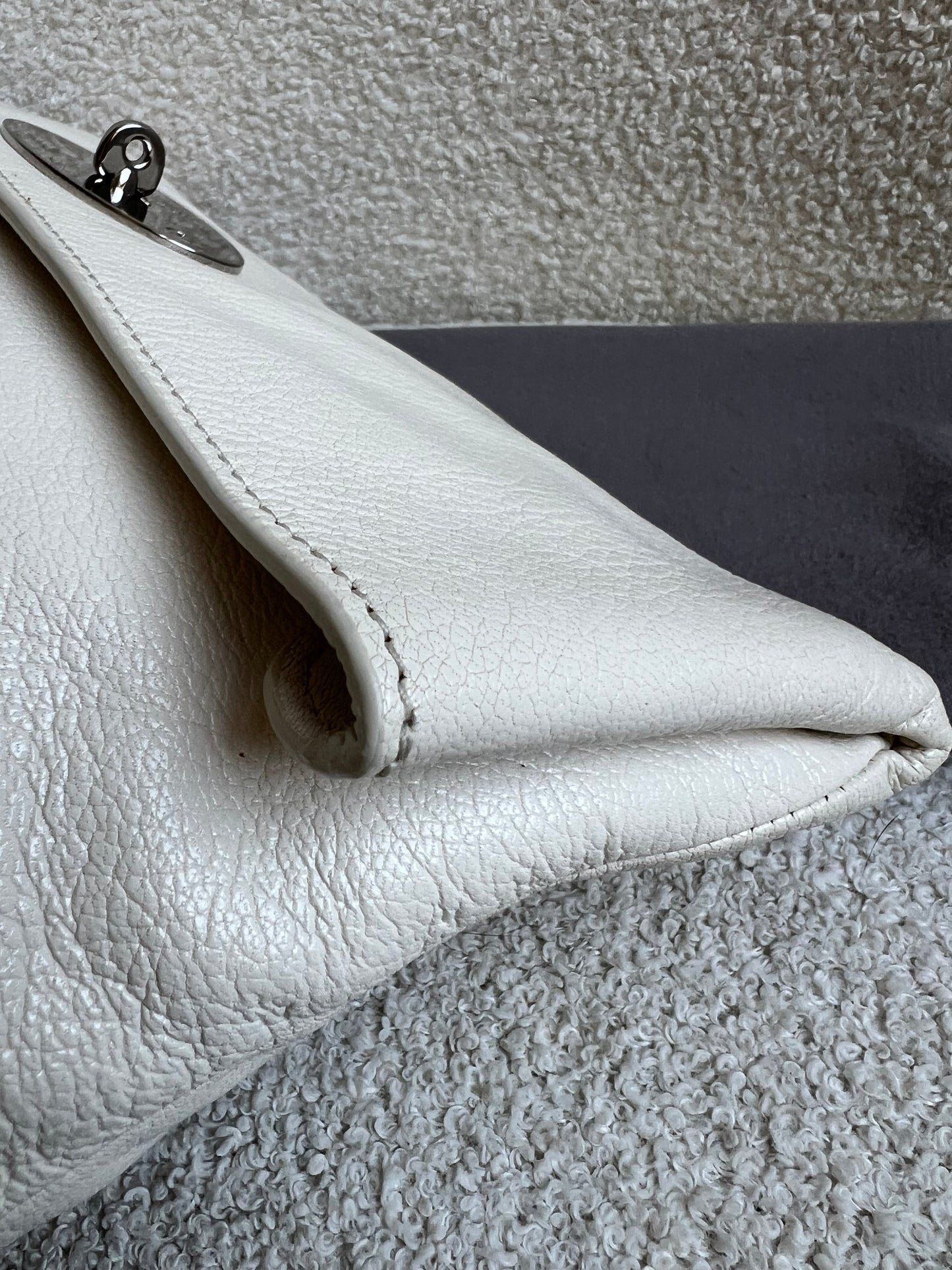Mulberry Marshmallow Clemmie Clutch (RRP £695)