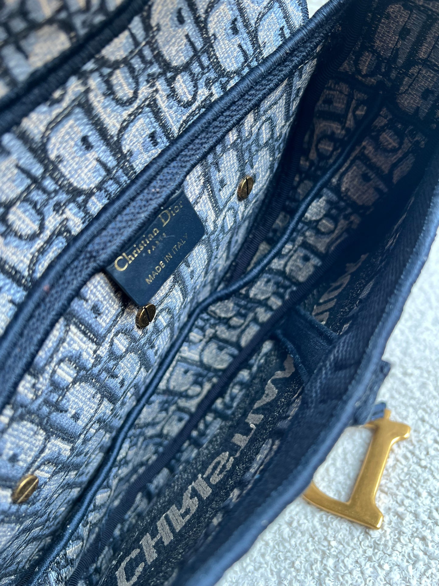 Christian Dior Oblique Saddle Bag
