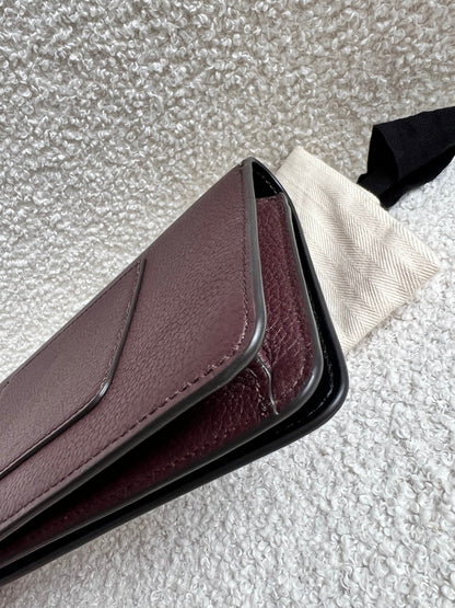 Mulberry Oxblood Bayswater Clutch (RRP £495)