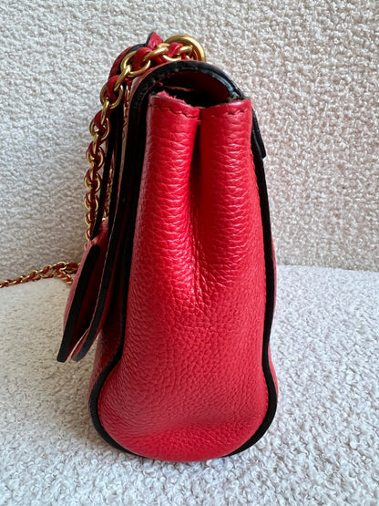Mulberry Hibiscus Red Regular Lily with Gold Hardware (RRP £995)