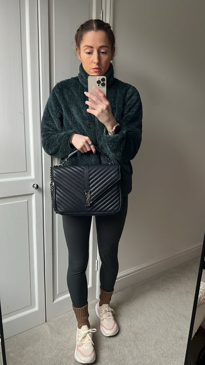 Yves Saint Laurent (YSL) Navy Large College (RRP £2,280)