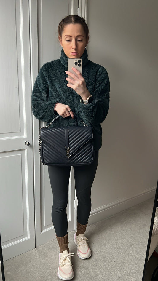 Yves Saint Laurent (YSL) Navy Large College (RRP £2,280)