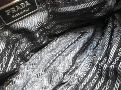Prada Vintage Nylon Buckle Shoulder Bag