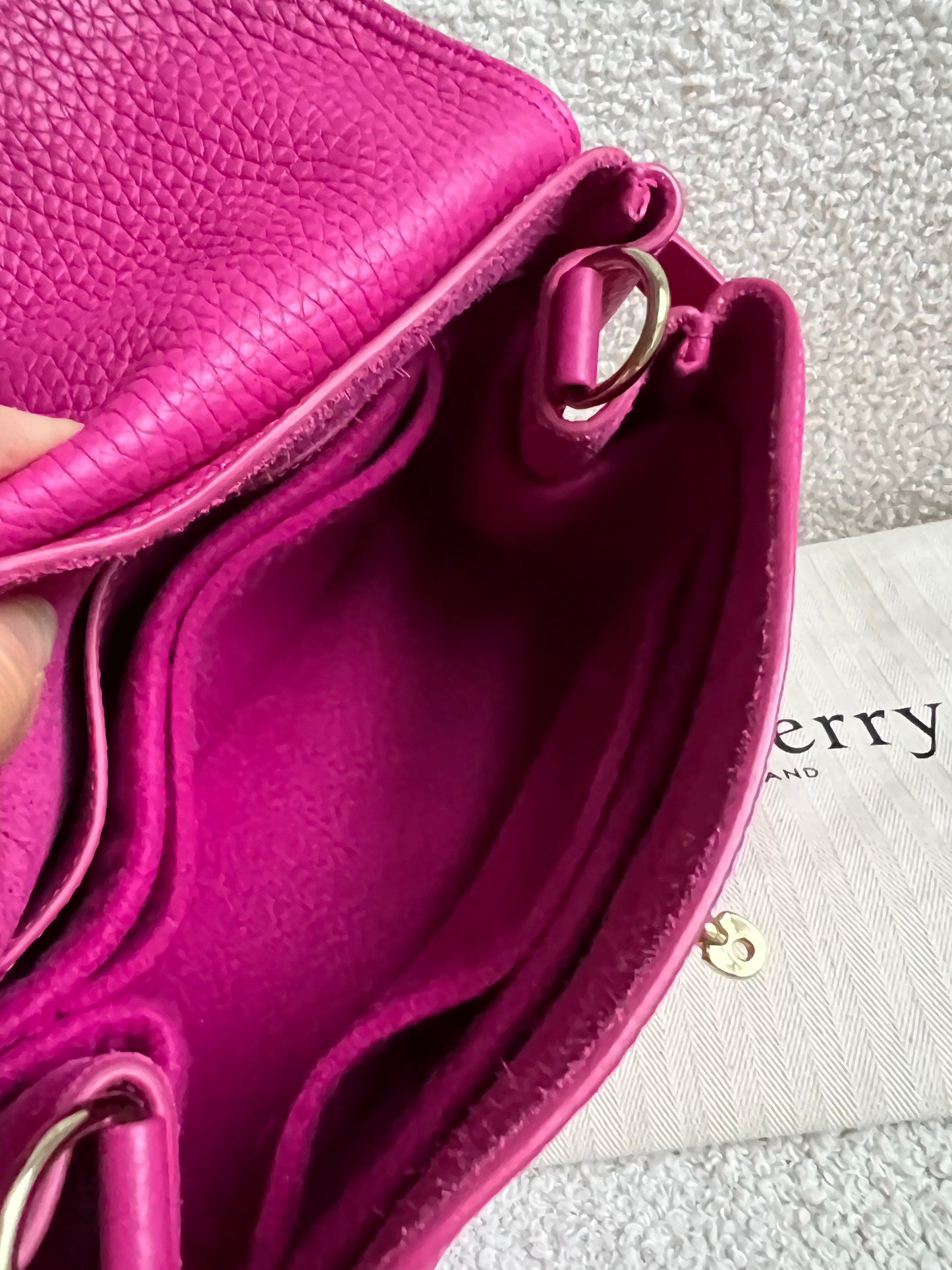 Mulberry Pink Mini Alexa (RRP £995)