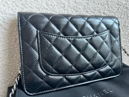 Chanel Black Caviar Wallet on Chain (RRP £2,930)