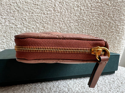 Mulberry Blush Quilted Continental Wallet (RRP £345)