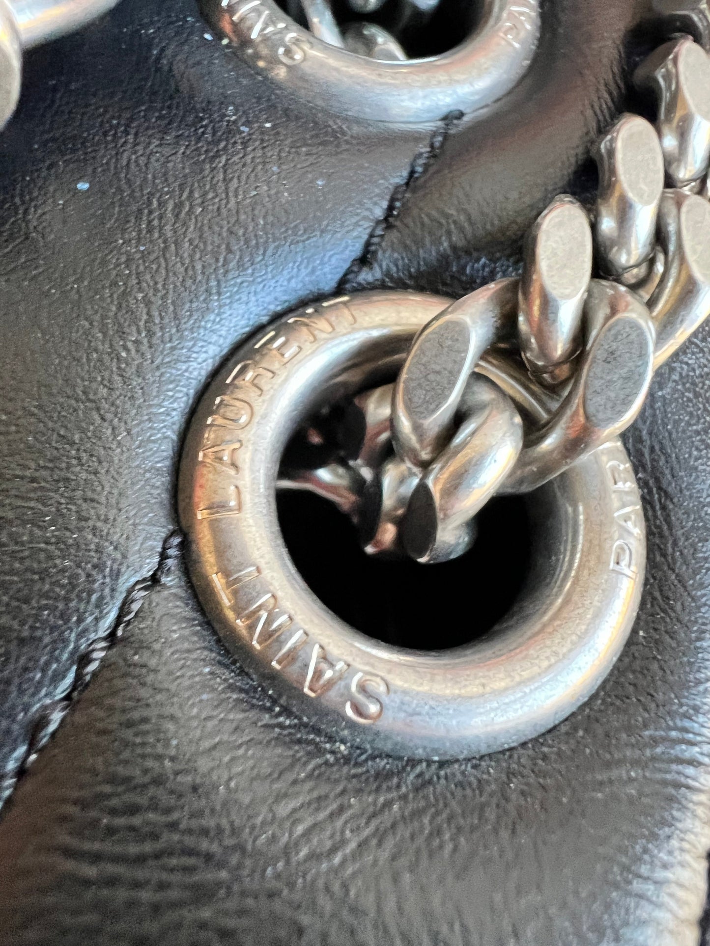 Yves Saint Laurent (YSL) Medium Black Lou Lou (RRP £2,100)