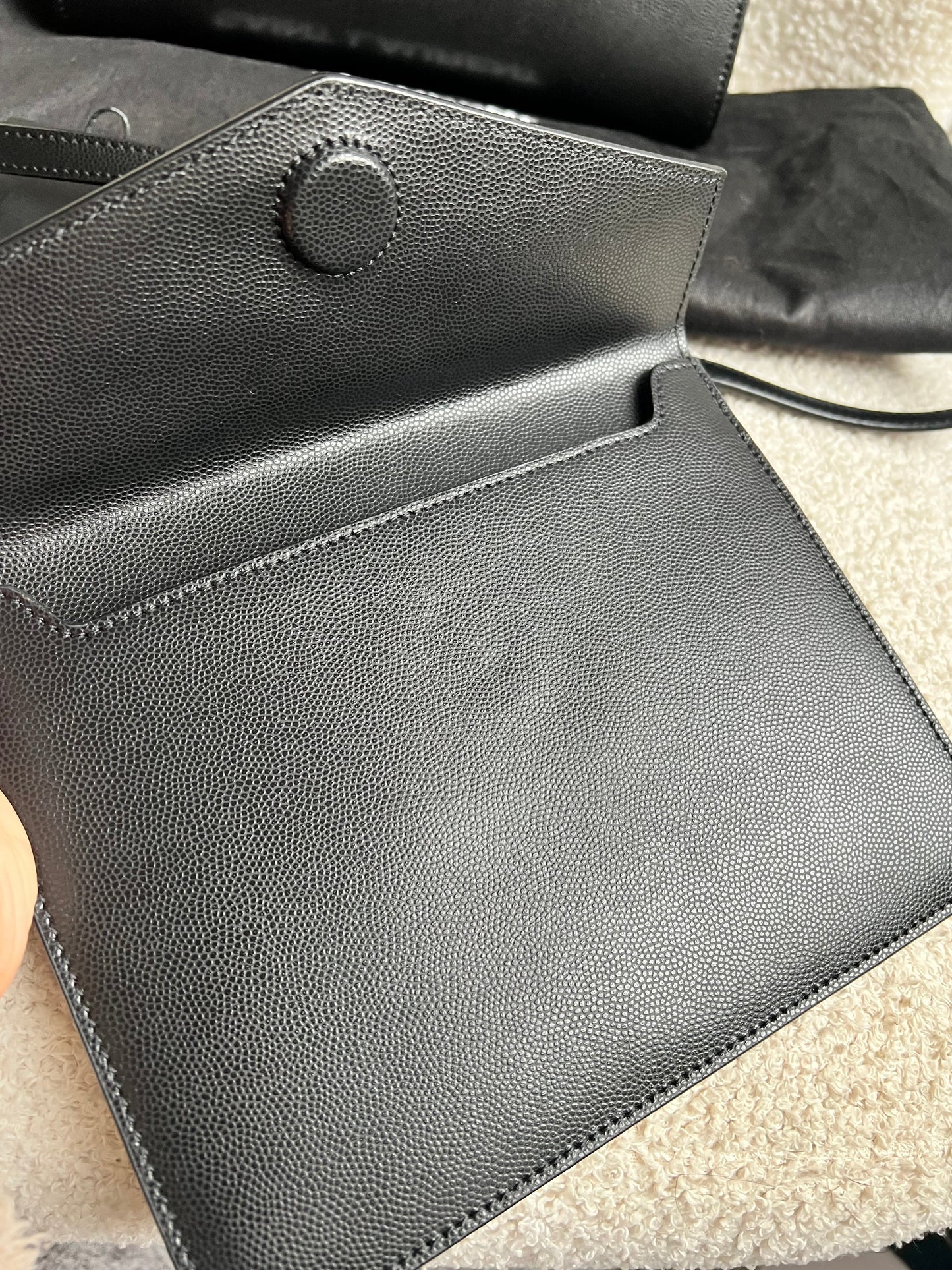 Yves Saint Laurent (YSL) Small Black Uptown Tote Shoulder Bag (RRP £1650)