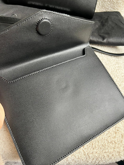Yves Saint Laurent (YSL) Small Black Uptown Tote Shoulder Bag (RRP £1650)