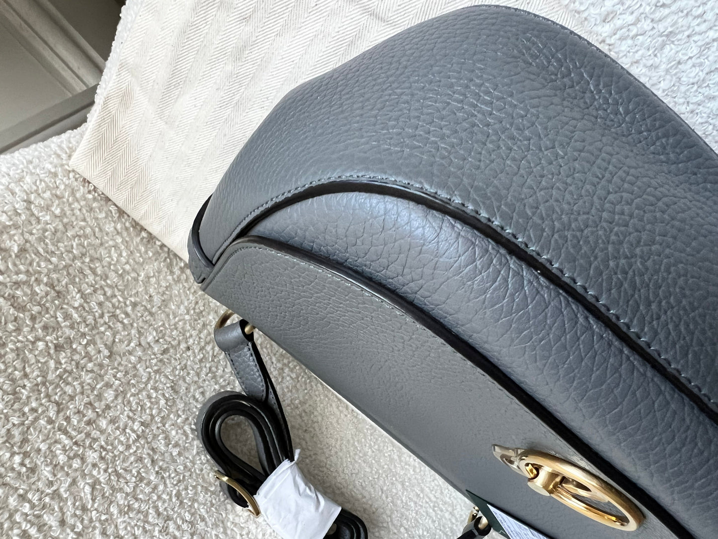Mulberry Grey Soft Amberley Satchel (RRP £1,195)