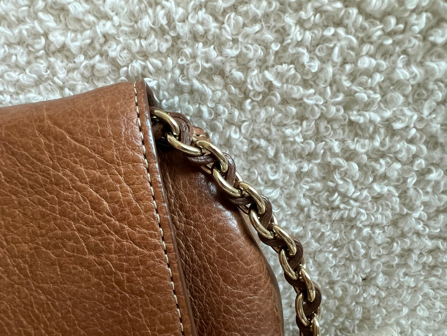 Mulberry Oak Mini Lily with Gold Hardware