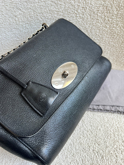 Mulberry Black Medium Lily with Silver Hardware (RRP £1095)