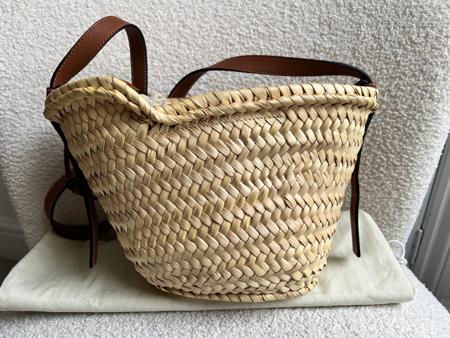 Loewe Drawstring bucket basket bag (RRP £450)