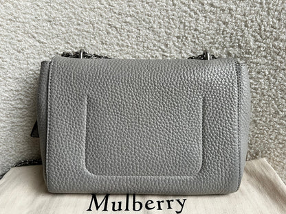 Mulberry Pale Grey Regular Lily Heavy Grain (RRP £1095)