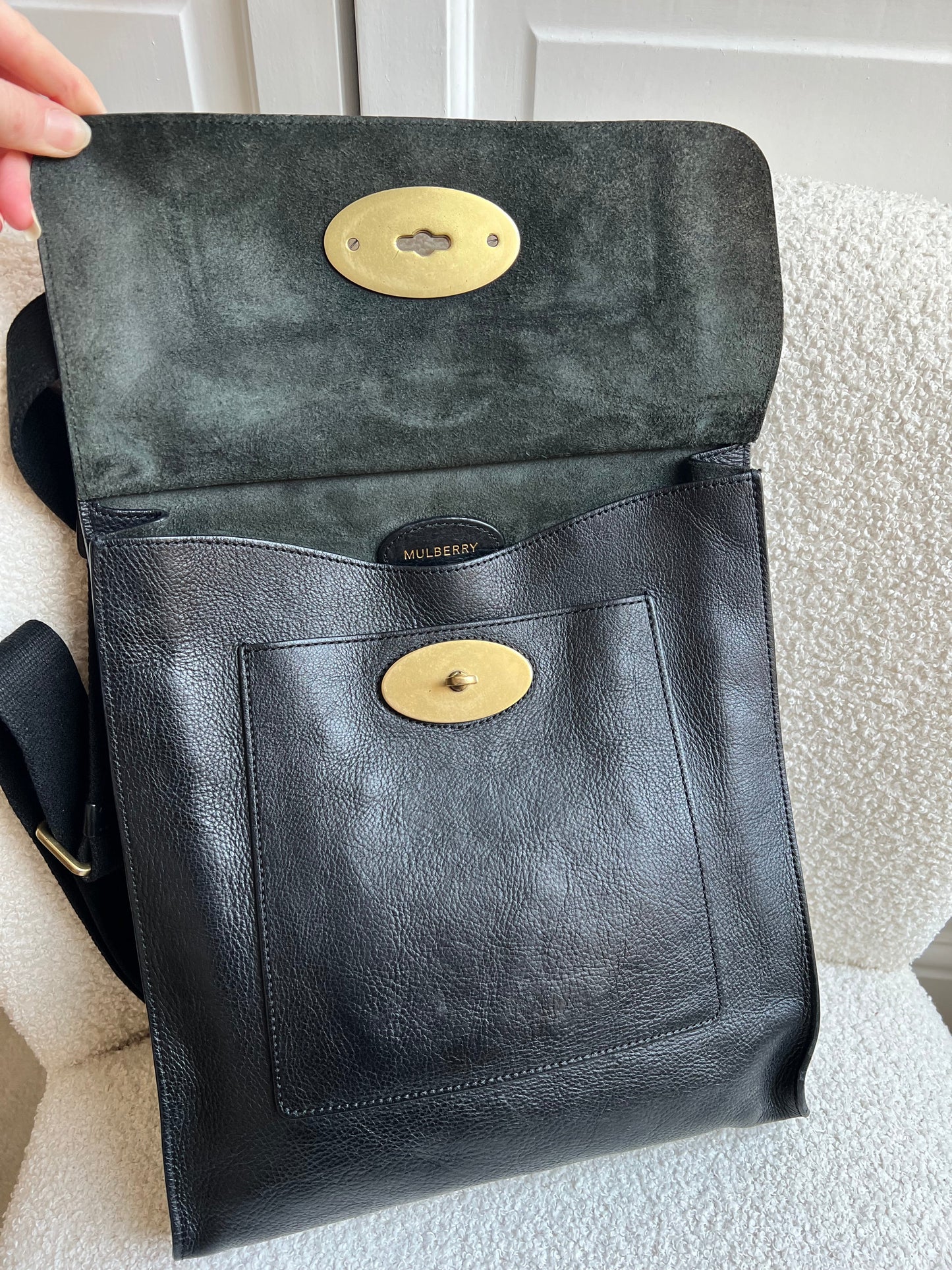 Mulberry Large Black Antony (RRP £695)