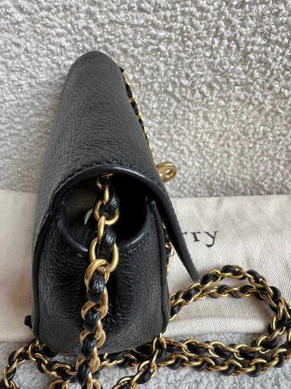 Mulberry Black Mini Lily with Gold Hardware (RRP £395)