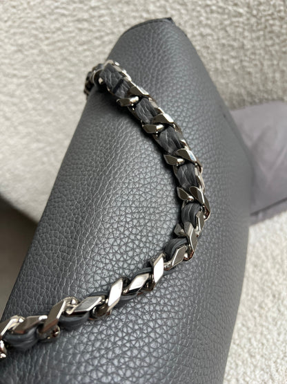 Mulberry Charcoal Grey Medium Top Handle Lily (RRP £1075)