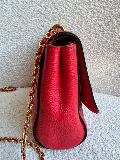 Mulberry Hibiscus Red Regular Lily with Gold Hardware (RRP £995)