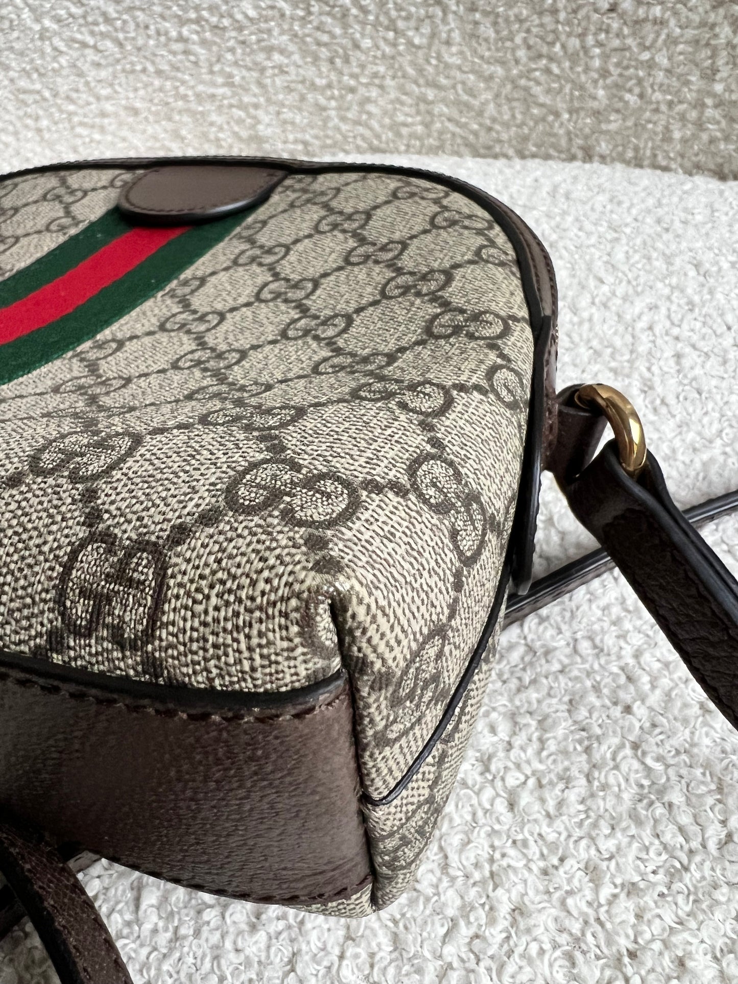 Gucci Ophidia GG Supreme Rounded Top Shoulder Bag (RRP £1,380)