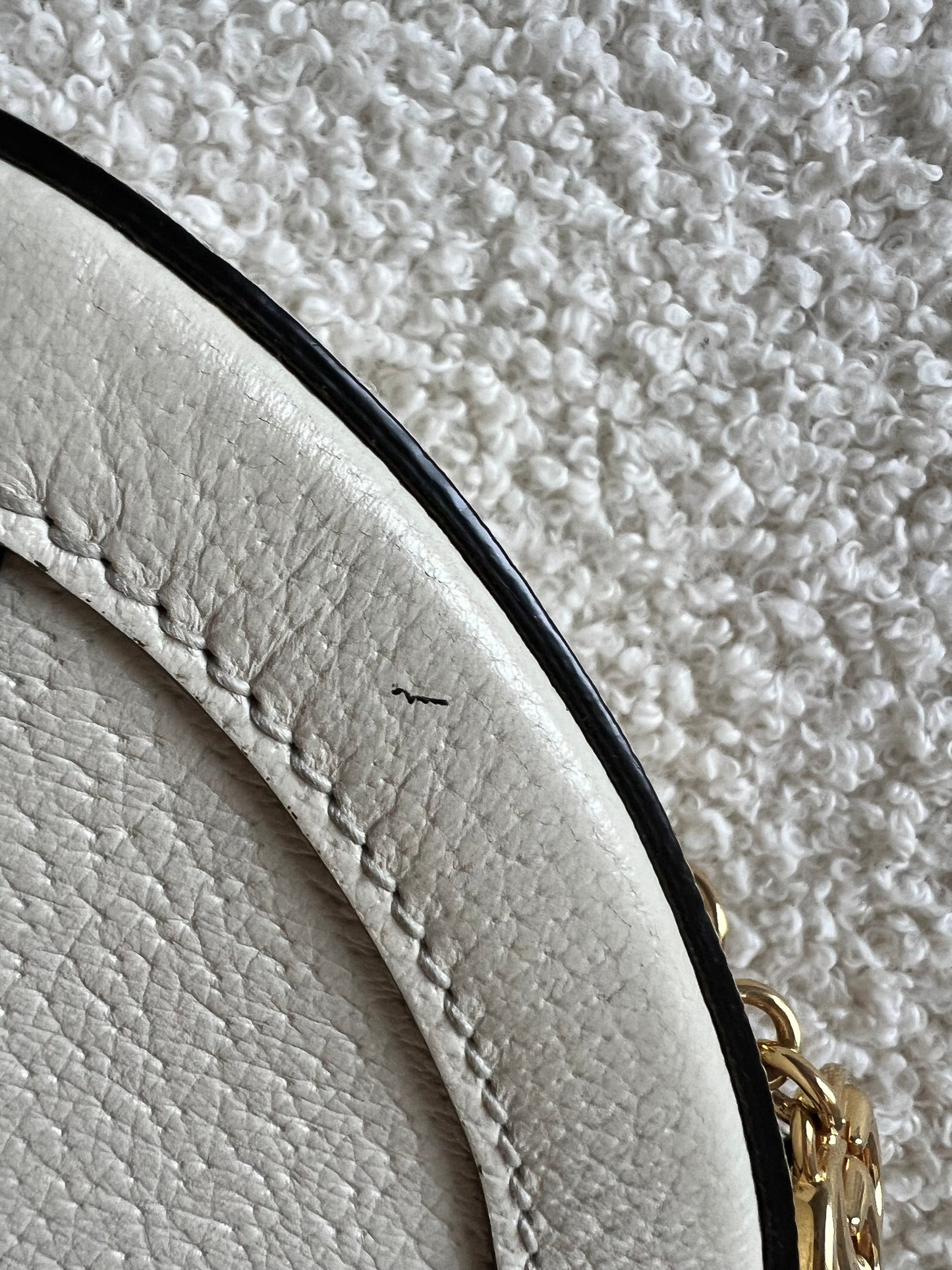 Gucci GG Round White Ophidia Small Shoulder Bag