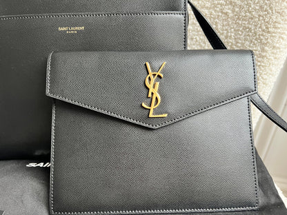 Yves Saint Laurent (YSL) Small Black Uptown Tote Shoulder Bag (RRP £1650)