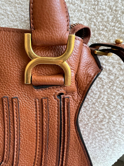 Chloe Tan Small Marcie Double Carry Bag (RRP £1690)