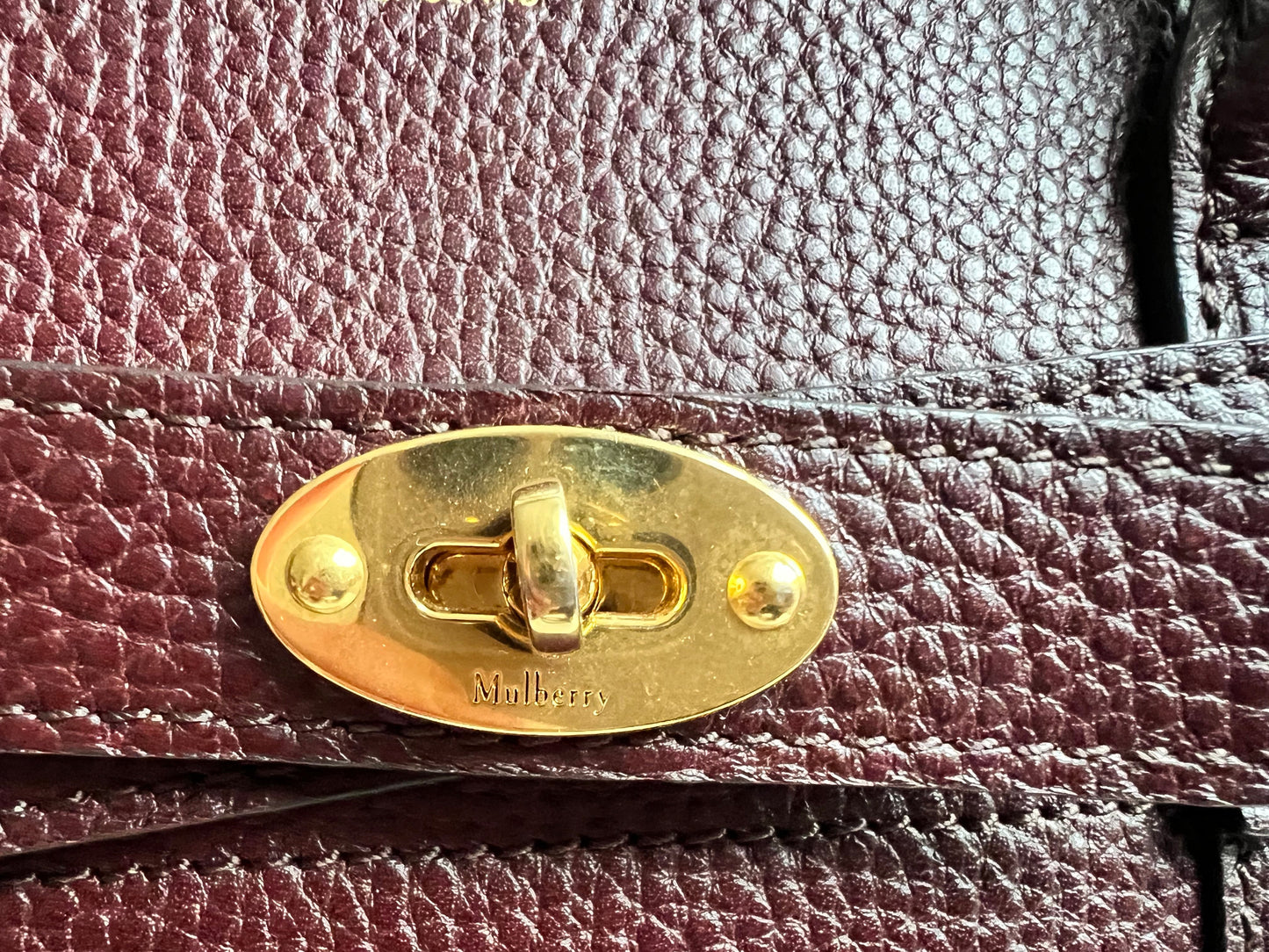 Mulberry Oxblood Small Zipped Bayswater (RRP £1,245)