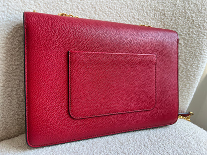 Mulberry Scarlet Red Large Darley Shoulder Bag (RRP £895)