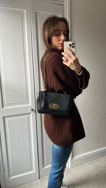 Mulberry Black Regular Top Handle Lily (RRP £1095)