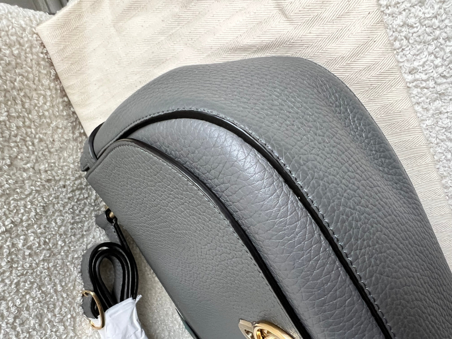 Mulberry Grey Soft Amberley Satchel (RRP £1,195)