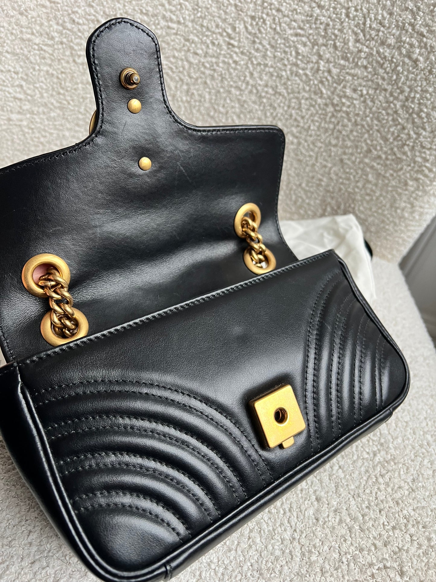 Gucci GG Black Marmont Mini Shoulder Bag (RRP £1,890)