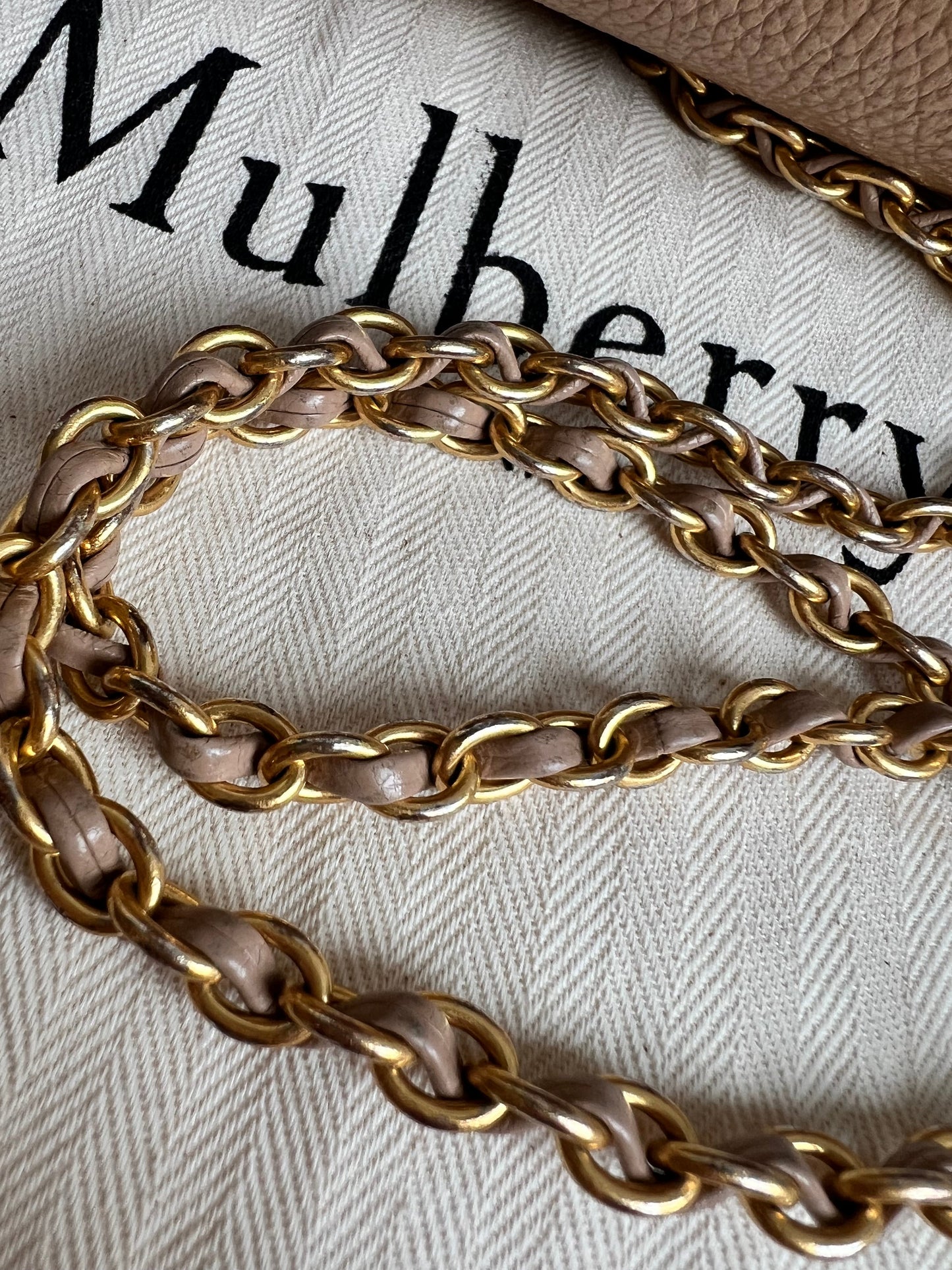 Mulberry Rosewater Regular Lily with Gold Hardware (RRP £995)