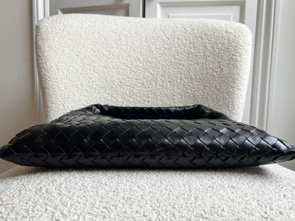 Bottega Veneta Black Small Hop Intraciatto (RRP £3370)