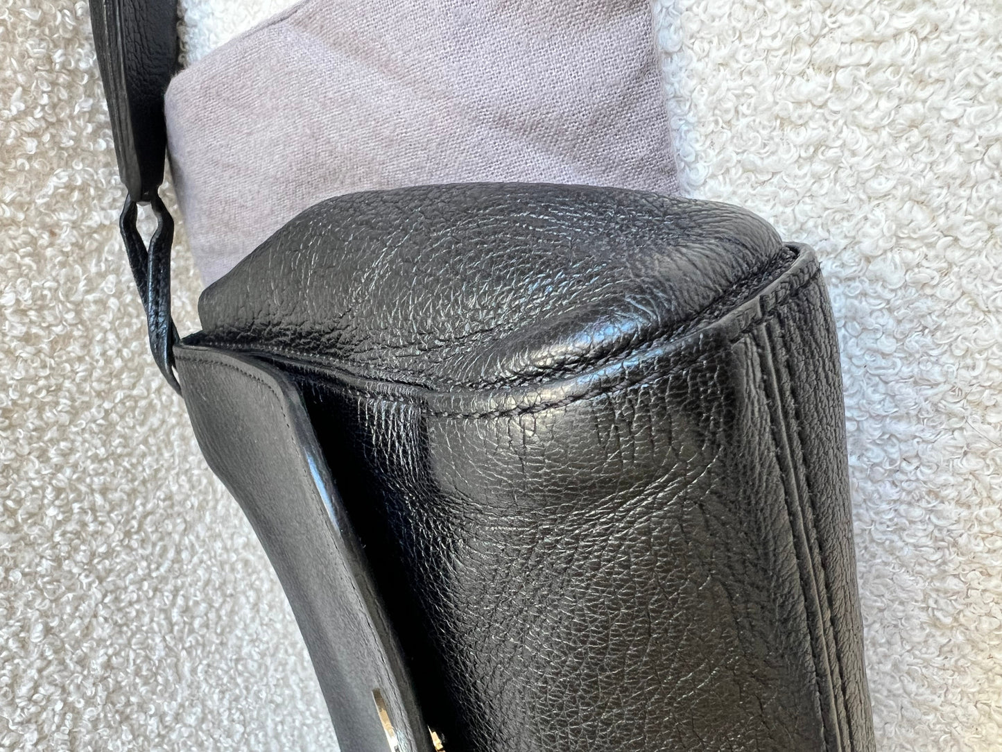 Mulberry Black Regular Lily with Gold Hardware (RRP £995)
