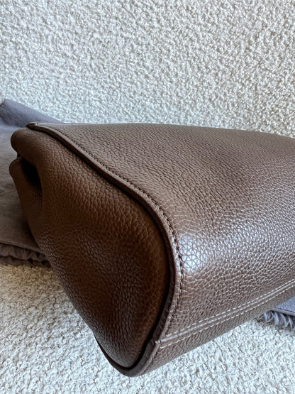 Mulberry Taupe Medium Lily with Silver Hardware (RRP £1095)