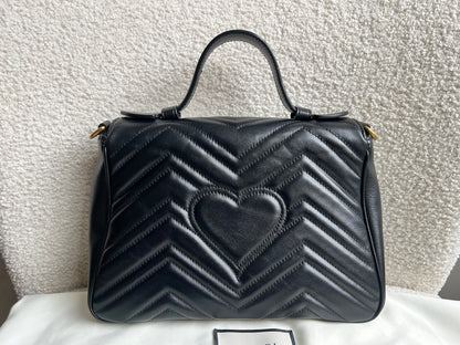 Gucci GG Black Small Top Handle Bag (RRP £2050)