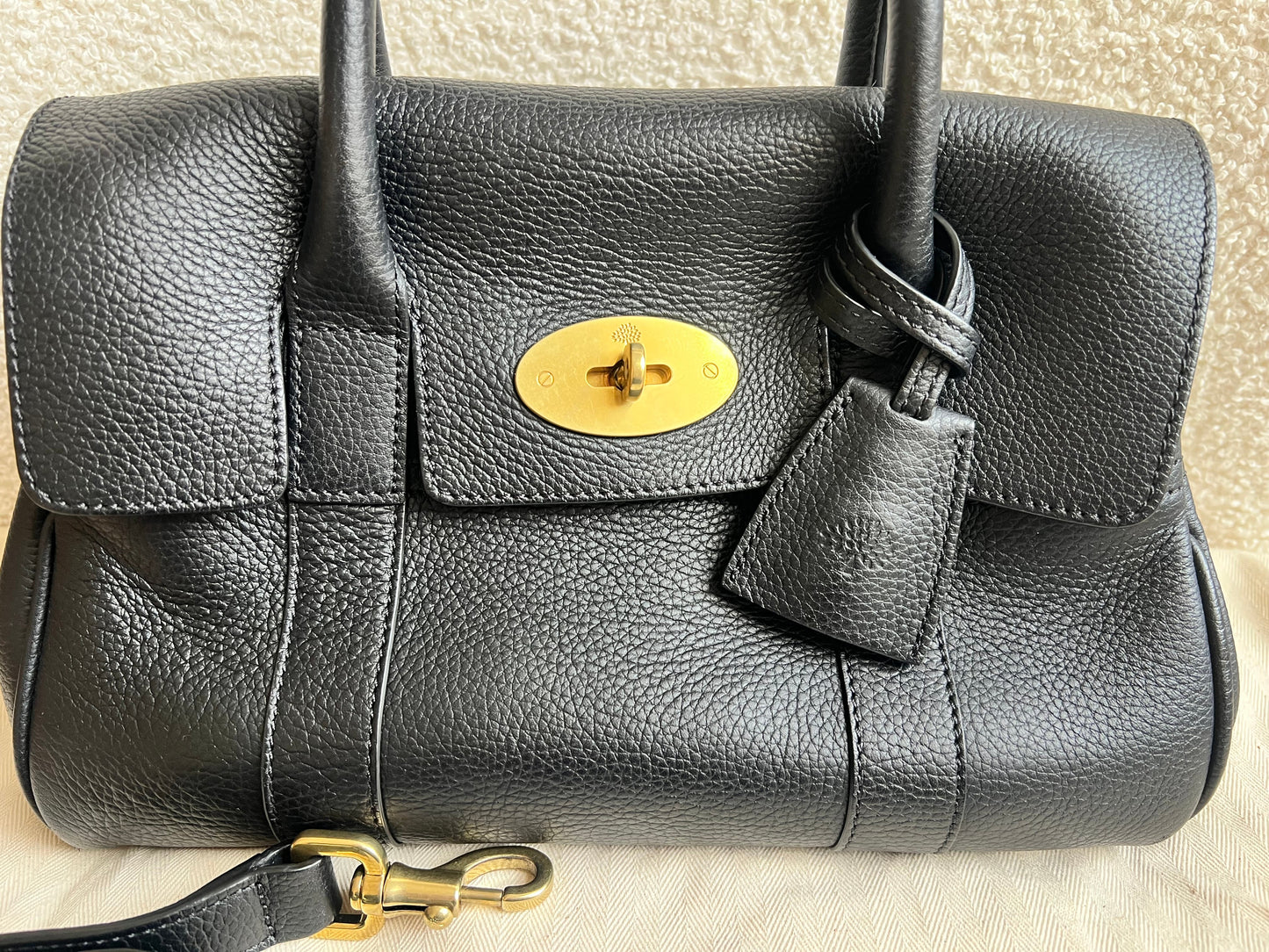 Mulberry Black Bayswater Satchel (RRP £995)