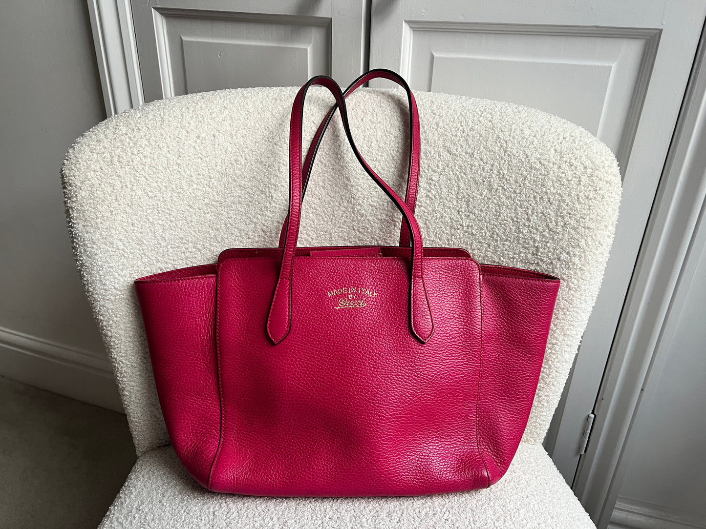 Gucci Pink Swing Tote