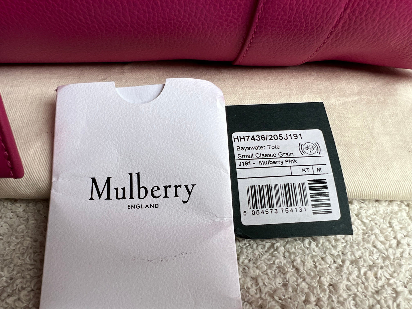 Mulberry Pink Bayswater Tote (RRP £845)