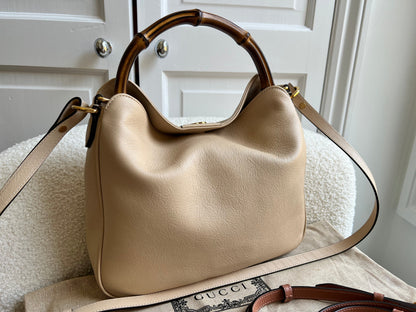 Gucci Cream Medium Diana Hobo (RRP £2110)