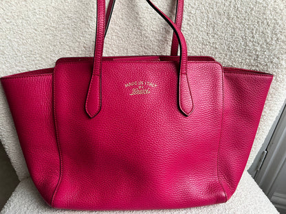 Gucci Pink Swing Tote