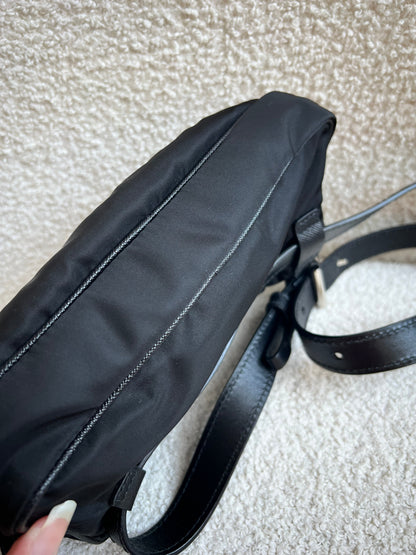 Prada Black Nylon Mini Belt Bag
