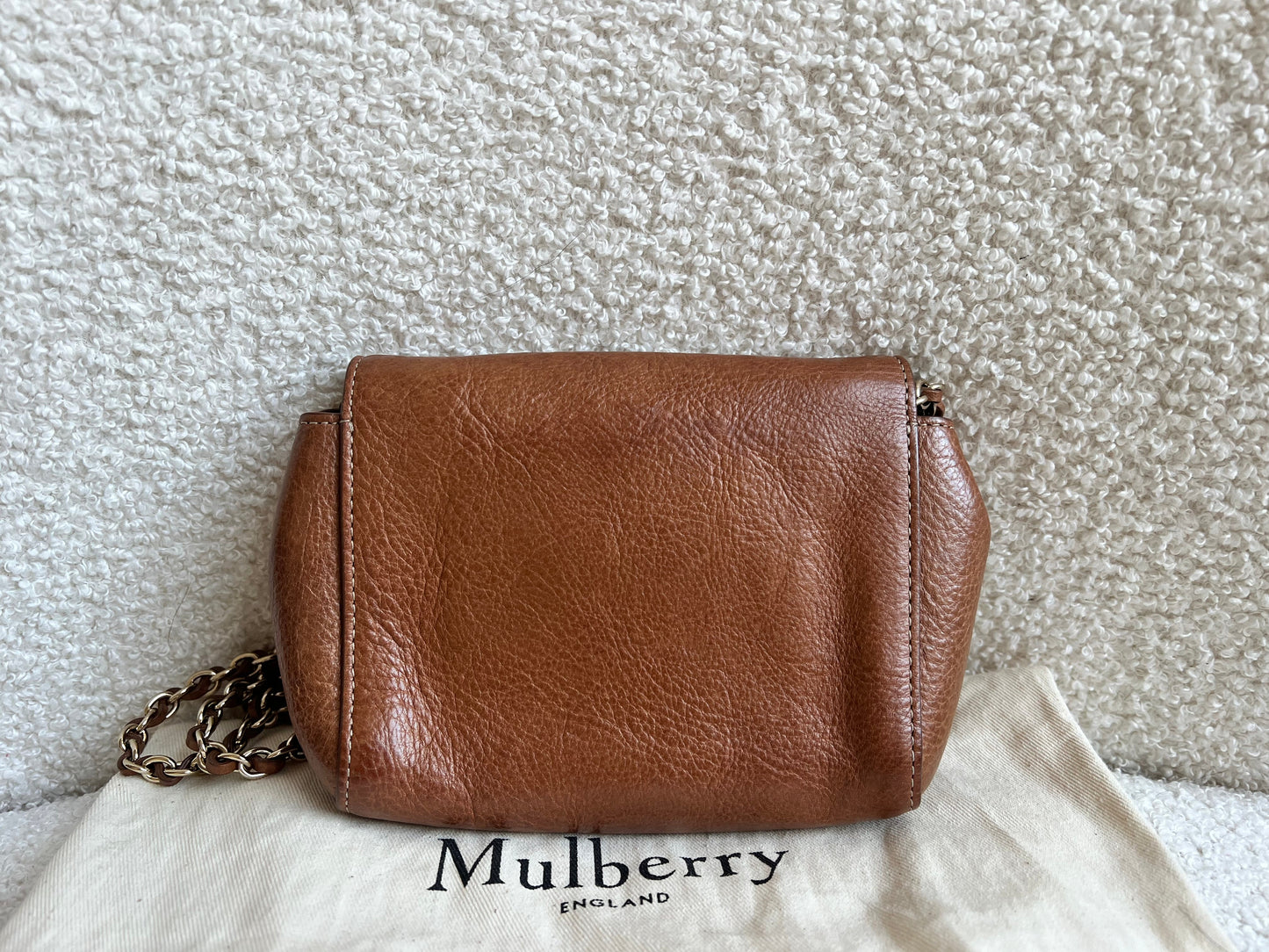 Mulberry Oak Mini Lily with Gold Hardware