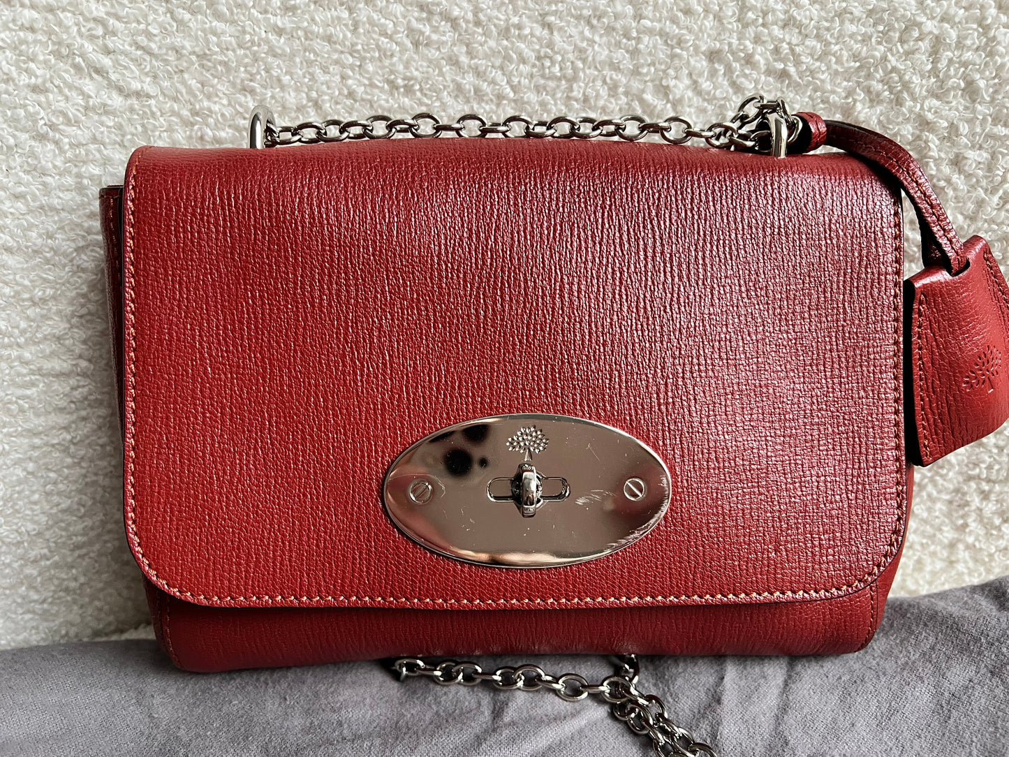 Mulberry Rust Regular Lily with Silver Hardware