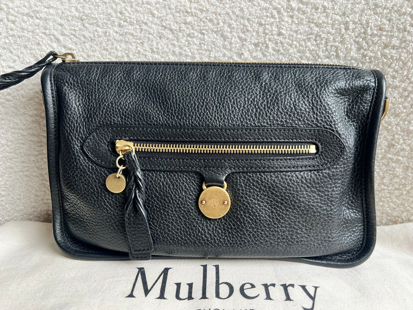 Mulberry Black Small Somerset Satchel