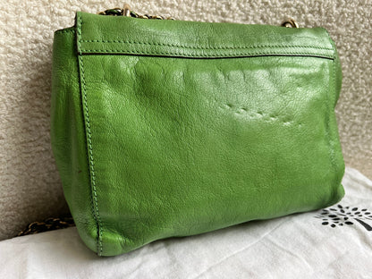 Mulberry Grass Green Regular Lily with Gold Hardware (RRP £895)