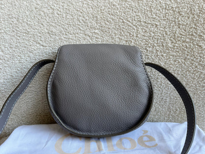 Chloe Small Cashmere Grey Marcie Saddle Bag (RRP £1050)