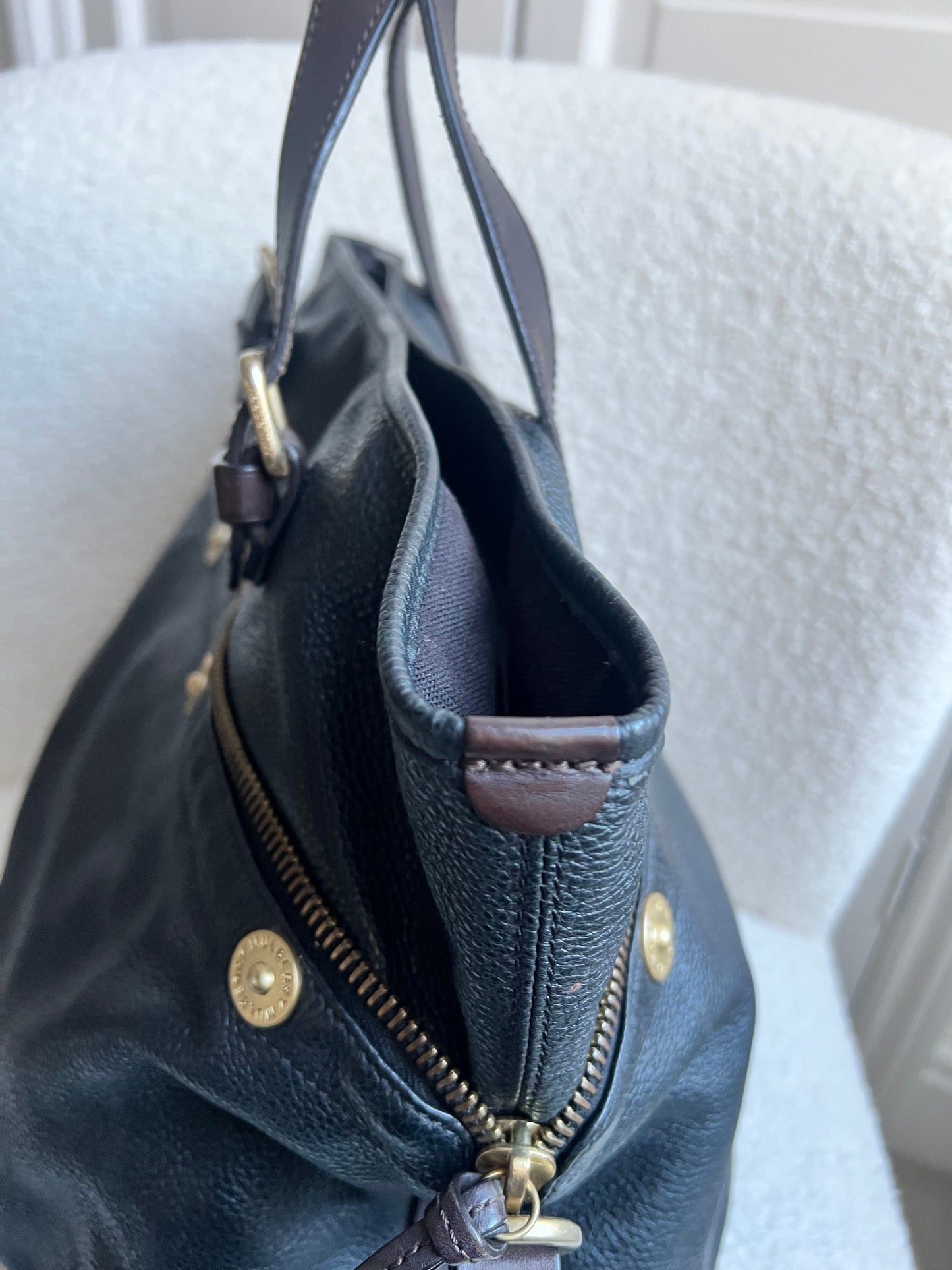 Mulberry Black Mitzy Tote