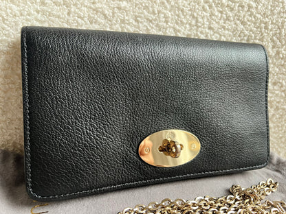Mulberry Black Bayswater Clutch (RRP £495)
