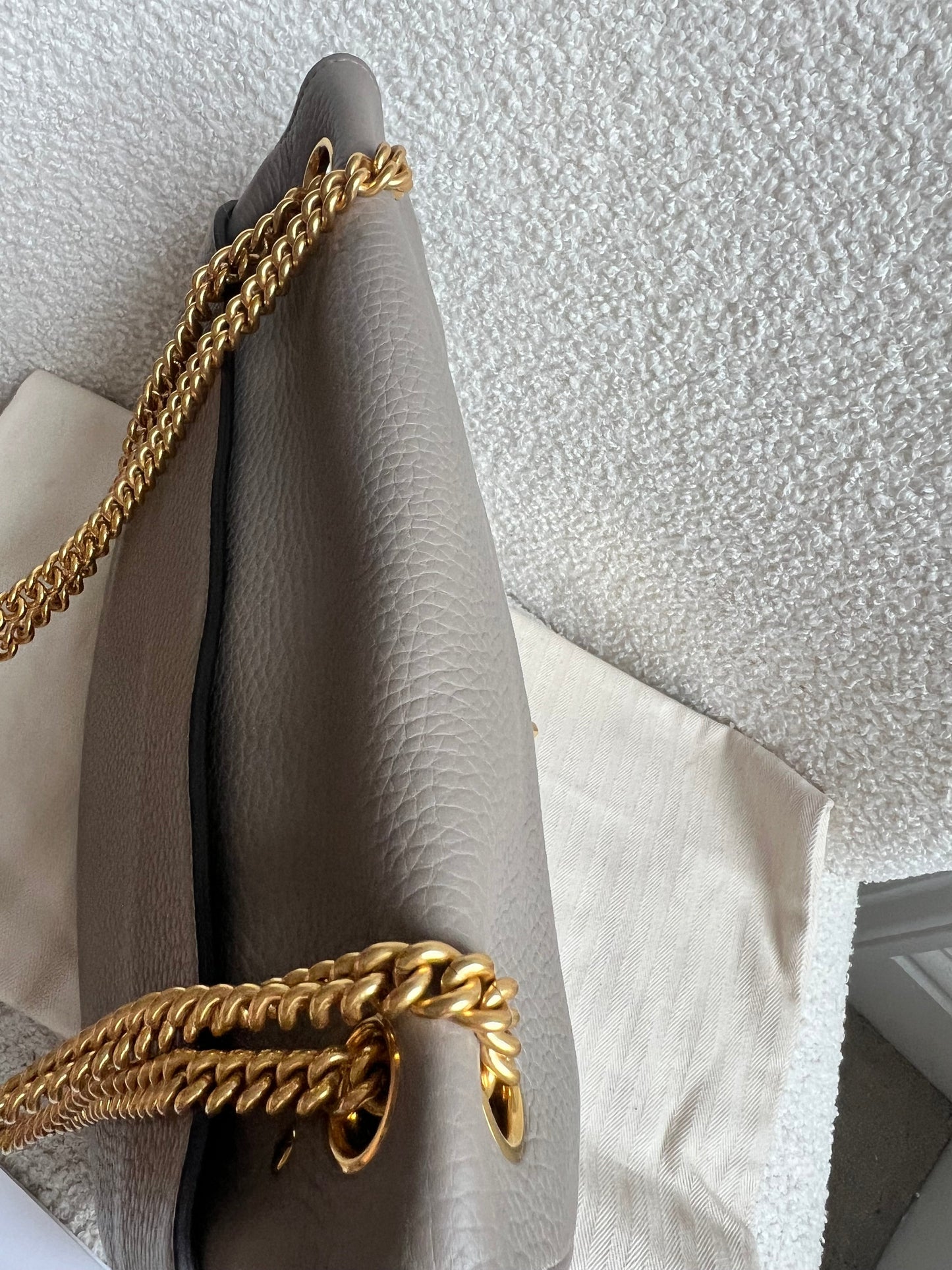 Mulberry Solid Grey Darley Shoulder Bag (RRP £1095)